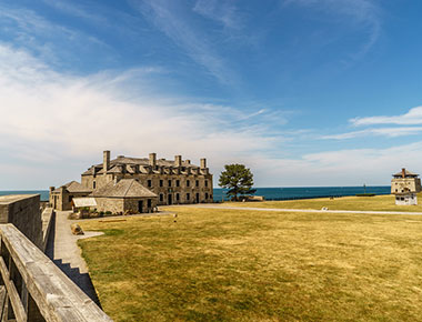 Old Fort Niagara on the water
