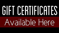 Gift Certificates Available Here