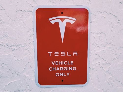 Tesla Charging Sign